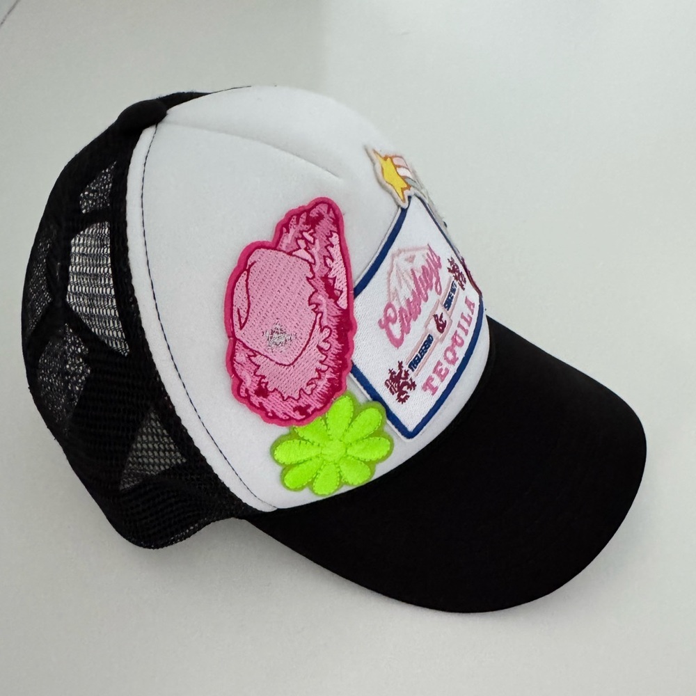 Trucker Hat with fun Country Western Patches - Picture 2 of 8